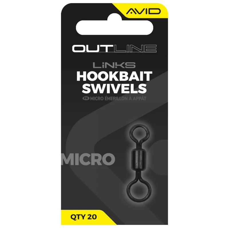 Avid Carp Outline Micro Hookbait Swivels
